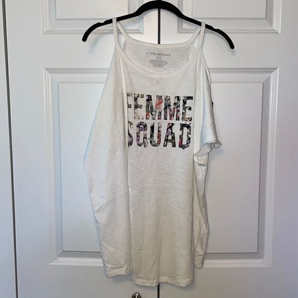 Femme squad T-shirt size 18/20 Lane Bryant - Picture 1 of 6